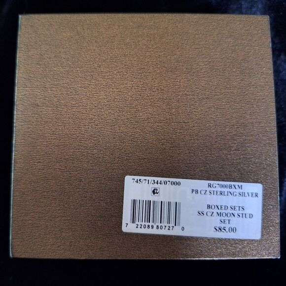 🎁Giani Bernini 3 pair Cubic Zirconia Sterling Silver Earrings - Picture 4 of 7